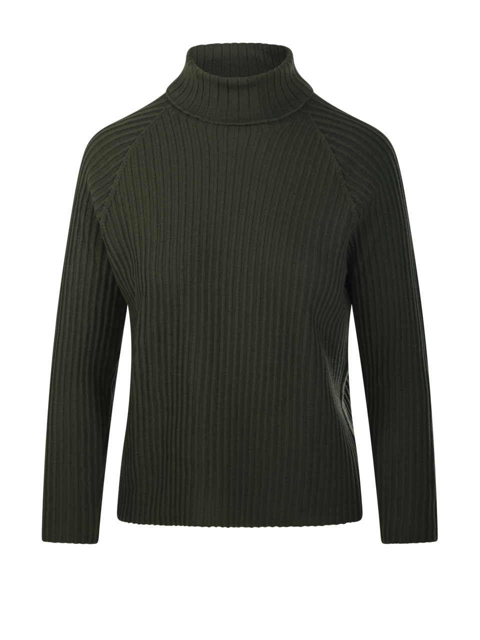 HIGH NECK RELAX RIBBED PULLOVER