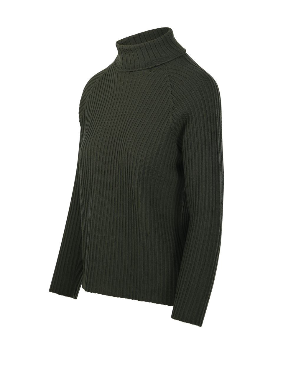 HIGH NECK RELAX RIBBED PULLOVER