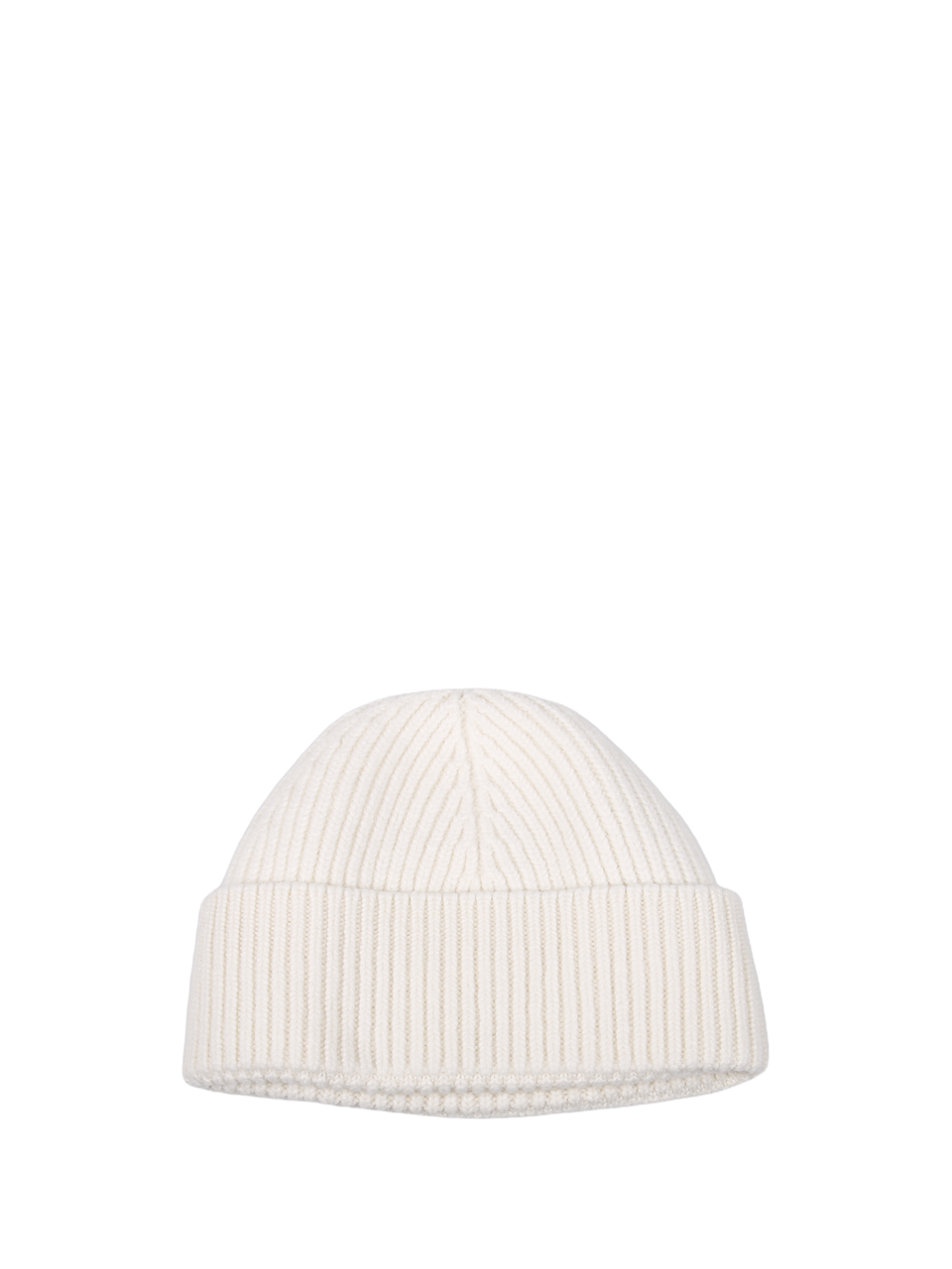 DONNA AMI CAPPELLINO CONTRASTED AMI DE COEUR IN LANA BIANCO 