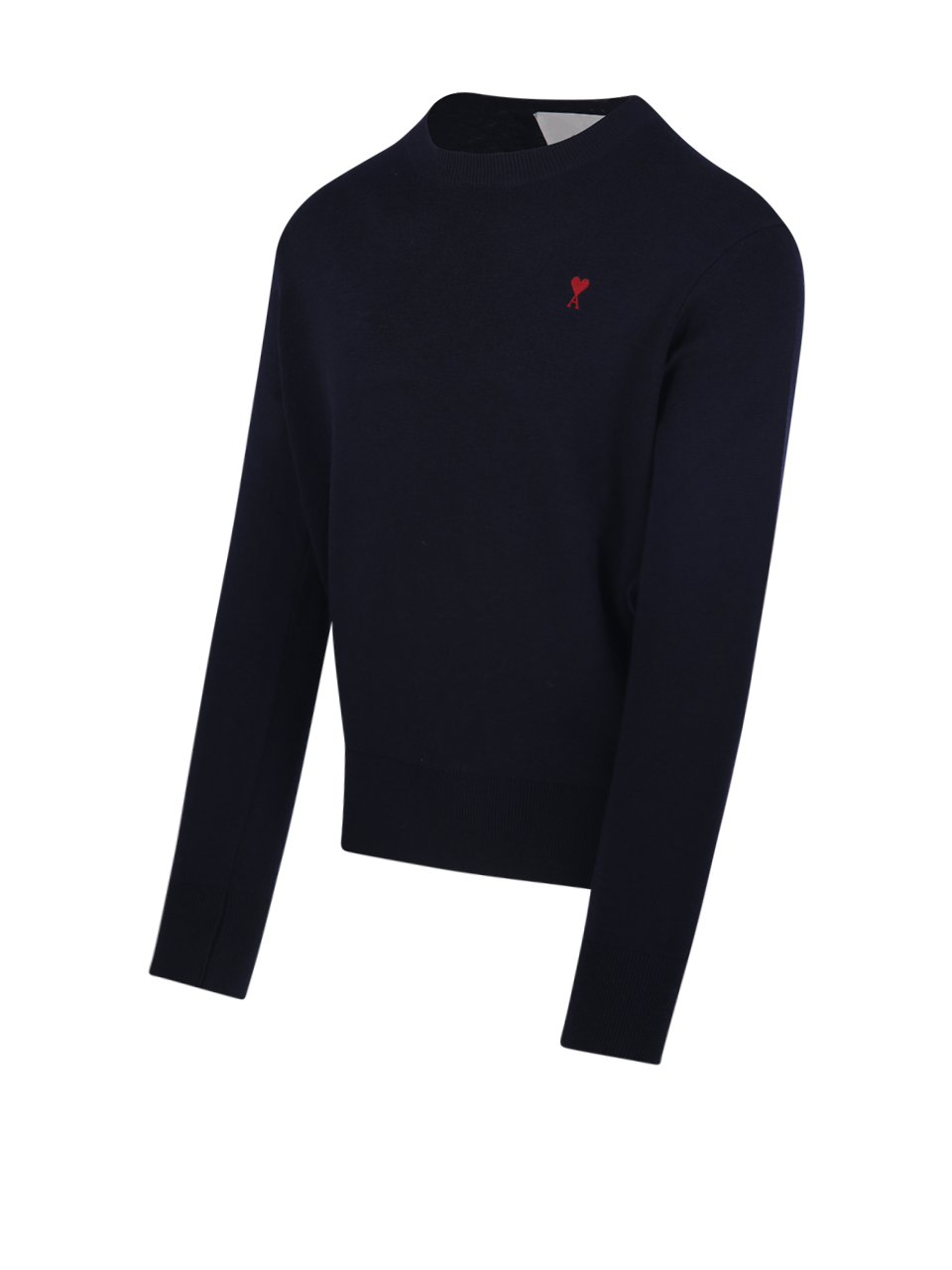 UOMO AMI MAGLIONE RED ADC IN LANA BLU 