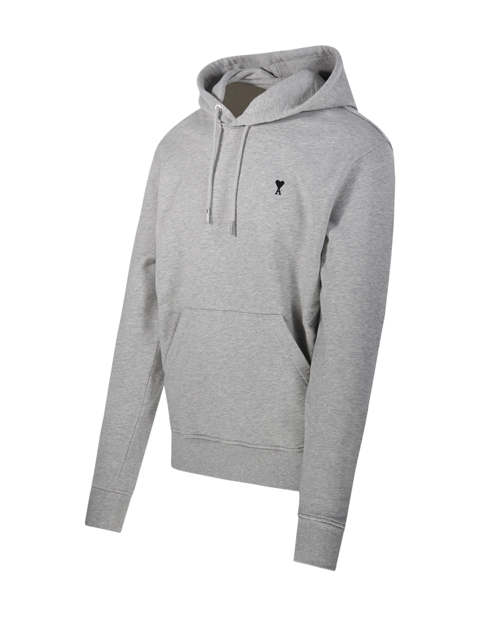 UOMO AMI FELPA ADC IN COTONE GRIGIO 
