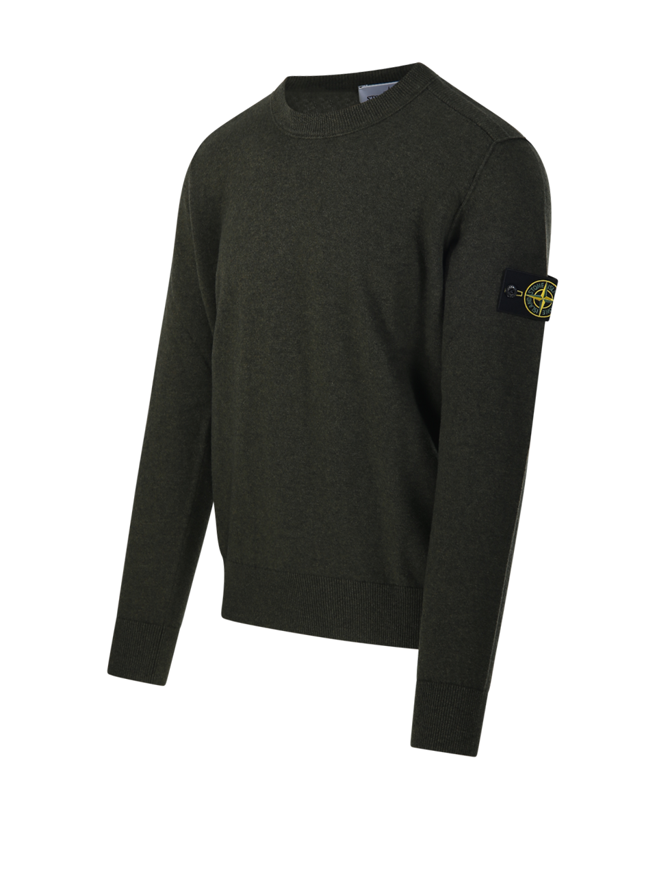 UOMO STONE ISLAND MAGLIONE IN LANA VERGINE NERA 