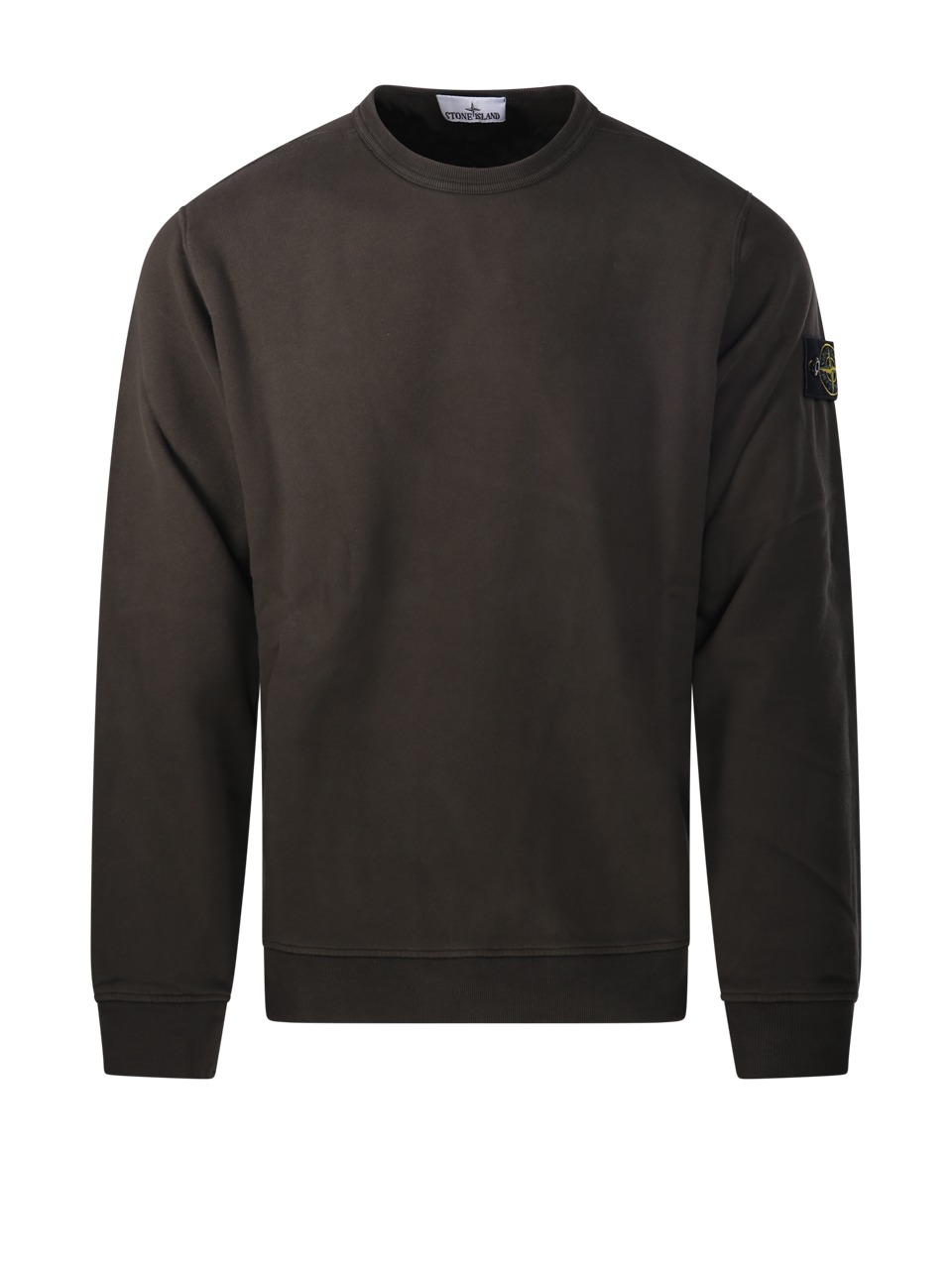 UOMO STONE ISALND FELPA IN COTONE GRIGIO 