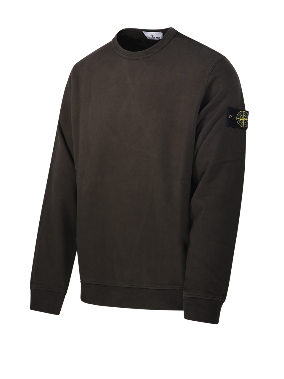 UOMO STONE ISALND FELPA IN COTONE GRIGIO 