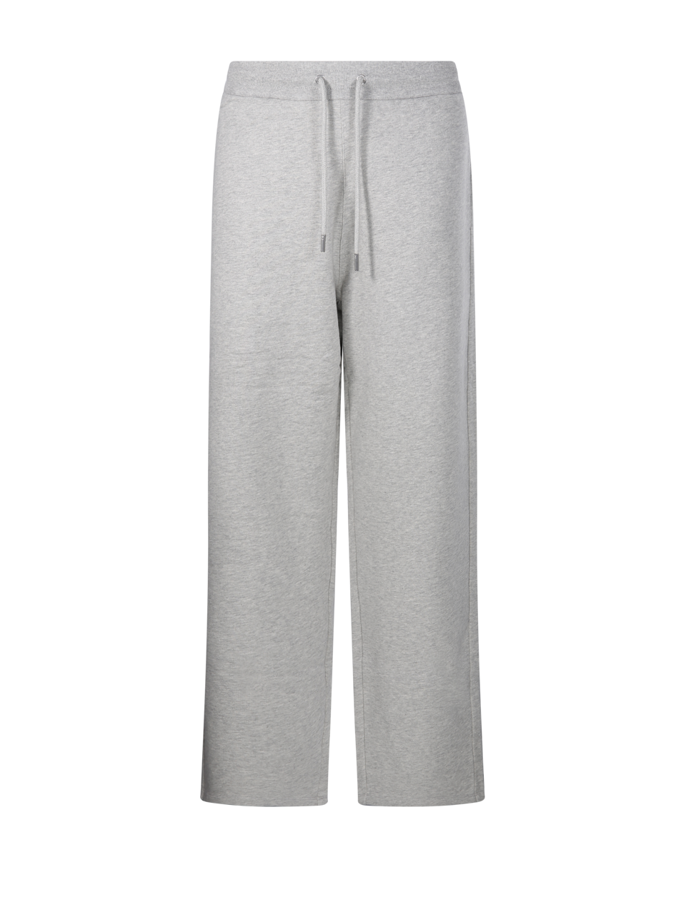 UOMO AMI PANTALONI  CONTRASTED AMI DE COEUR IN COTONE GRIGIO 