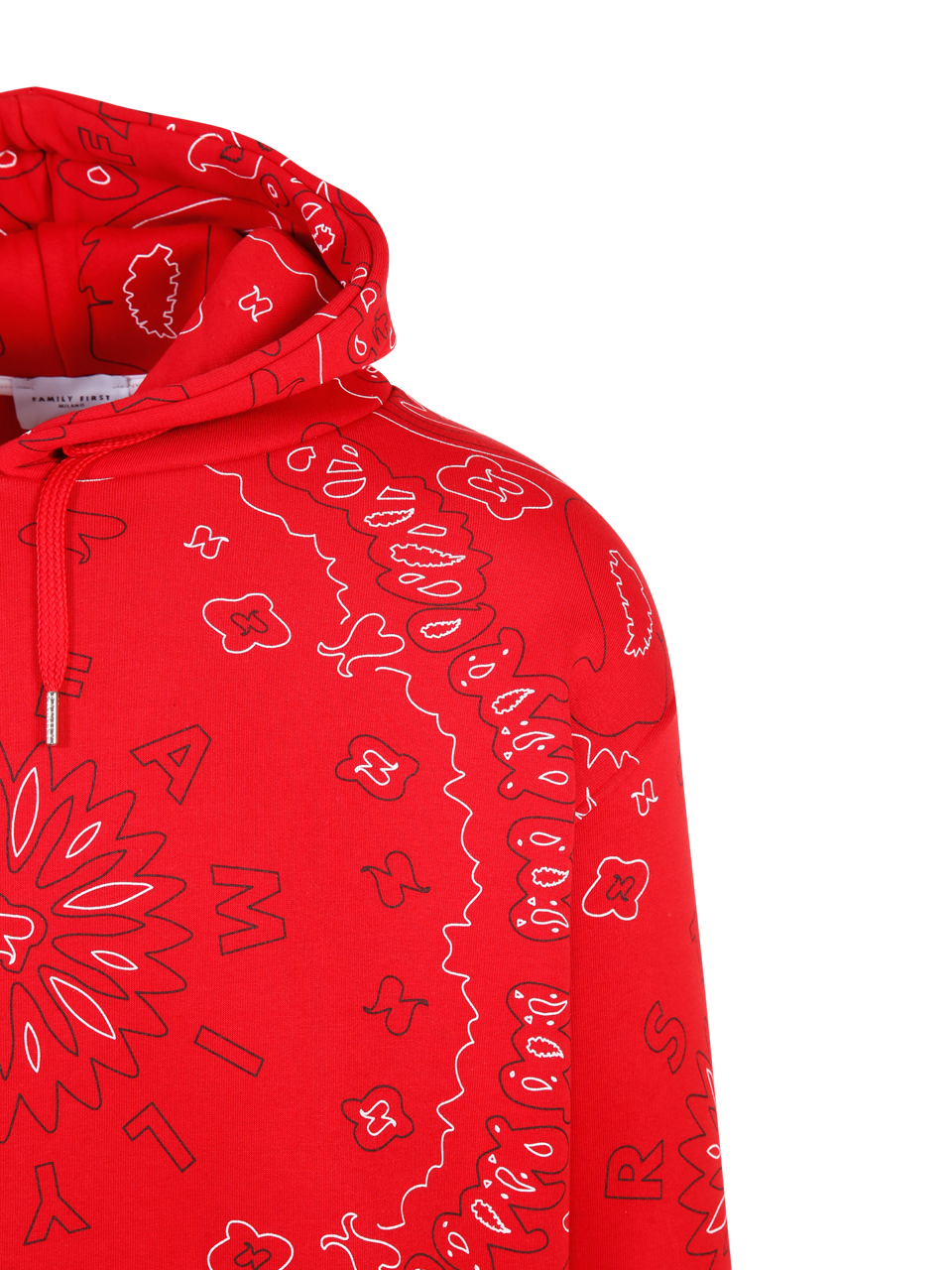red paisley hoodie